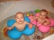 Buyers twins with Papillon Baby Bath Ring