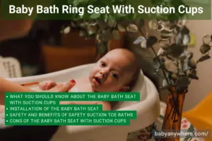 Baby Bath Ring Seat With Suction Cups