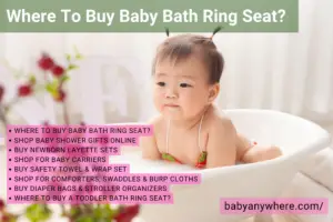 Where To Buy Baby Bath Ring Seat?