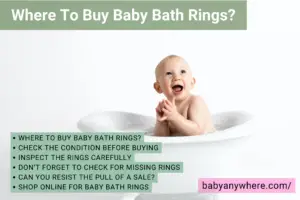 Where To Buy Baby Bath Rings?